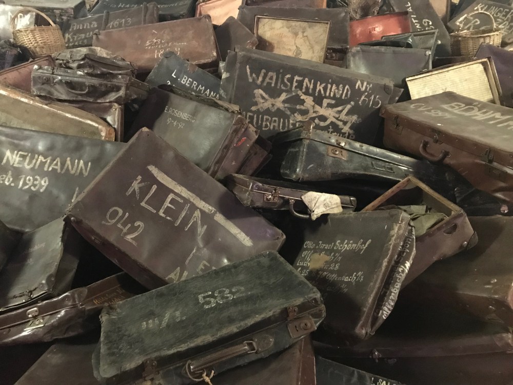 auschwitz suitcases